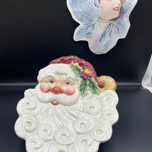 Festive Santa Claus Wall Decor